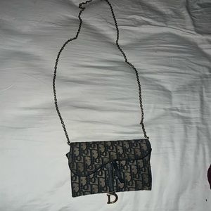 DIOR LONG WALLET WITH CHAIN